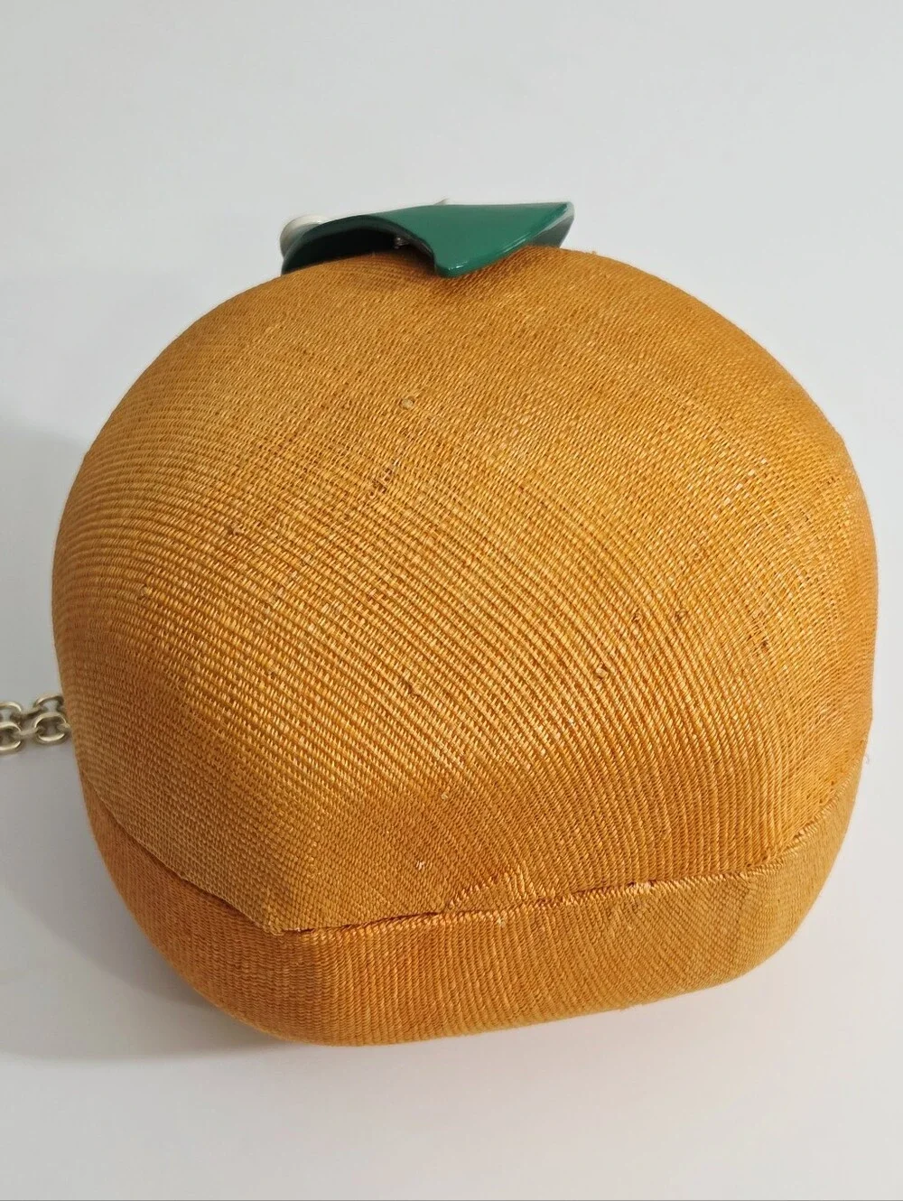 KATE SPADE NEW YORK SPICE THINGS UP STRAW ORANGE CROSSBODY BAG